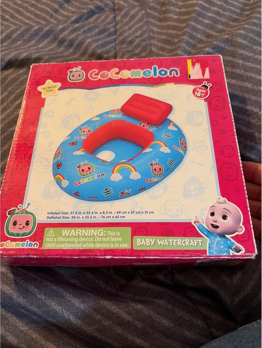 CoComelon Baby Watercraft Inflatable Float